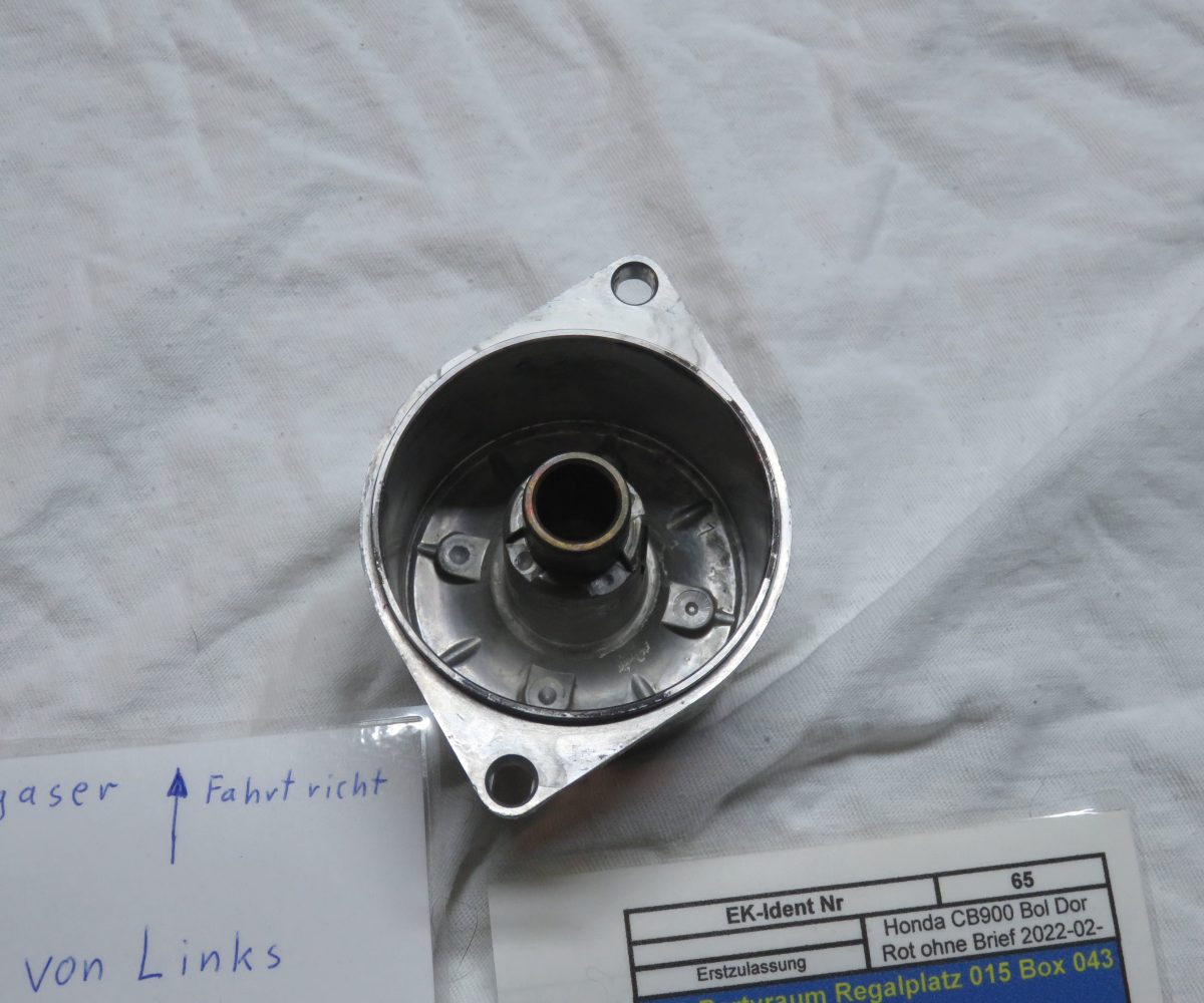 Honda CB900 Boldor SC01 Vergaserdeckel Text lesen Kennung 3237 VHB