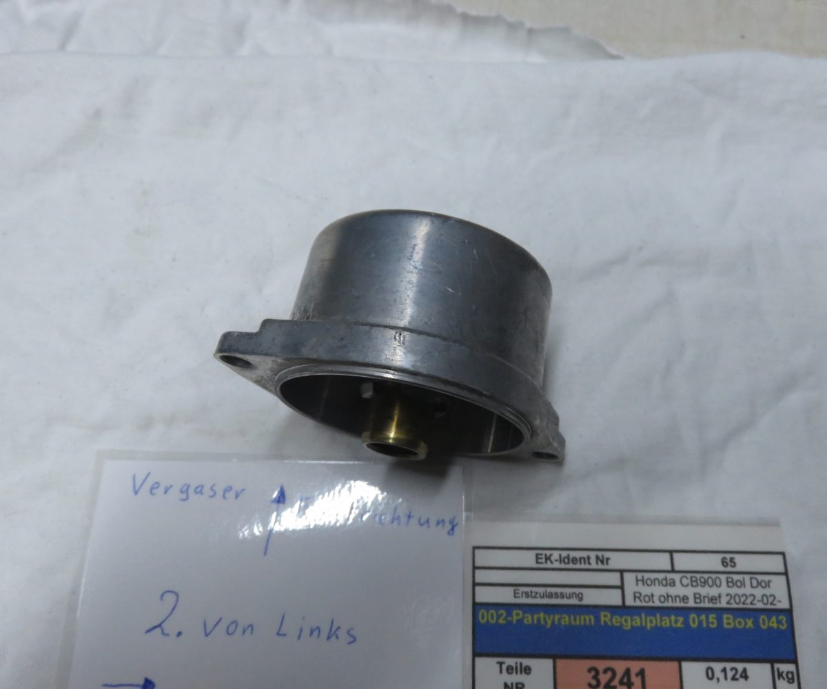 Honda CB900 Boldor SC01 Vergaserdeckel Text lesen Kennung 3241 VHB
