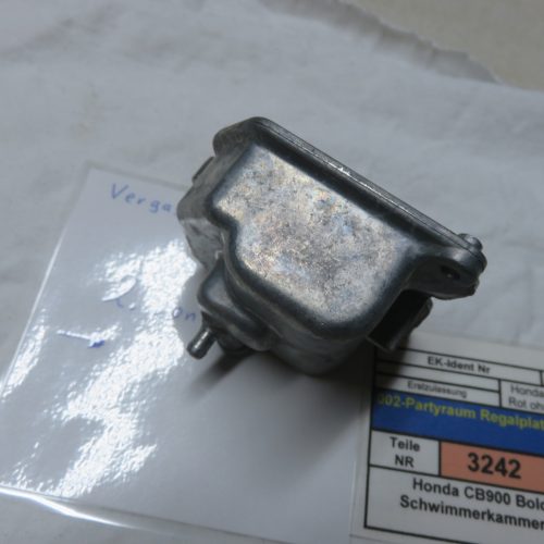 Honda CB900 Boldor SC01 Schwimmerkammer Text lesen Kennung 3242 VHB