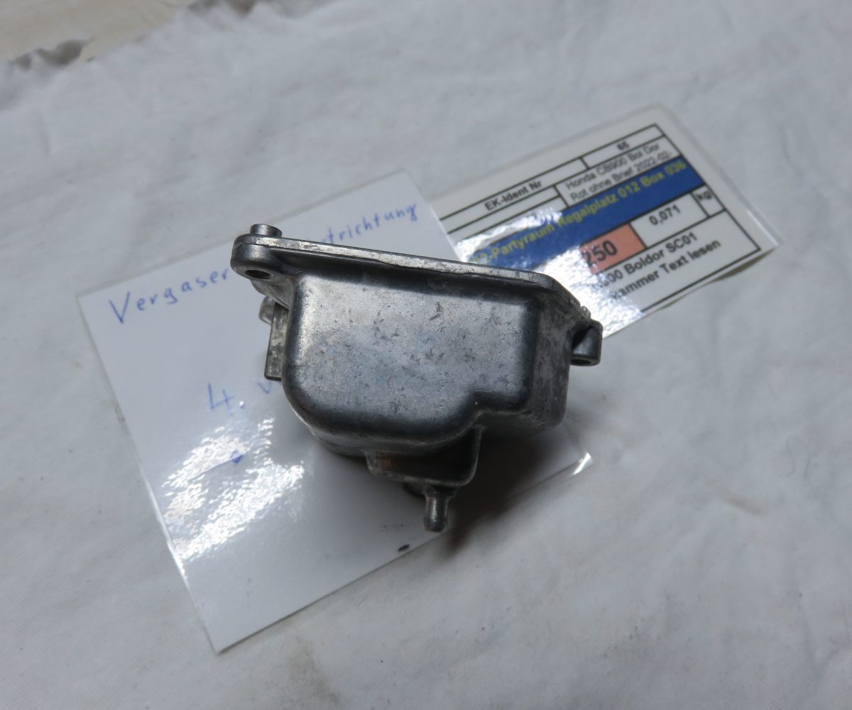 Honda CB900 Boldor SC01 Schwimmerkammer Text lesen Kennung 3250 VHB