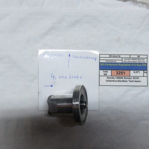 Honda CB900 Boldor SC01 Unterdruckkolben Text lesen Kennung 3251 VHB