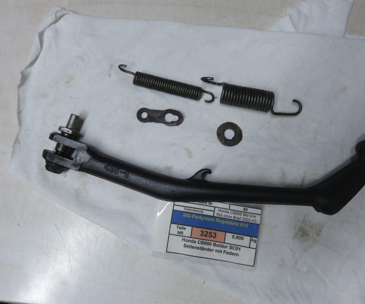 Honda CB900 Boldor SC01 Seitenständer mit Federn Kennung 3253 Preis VHB