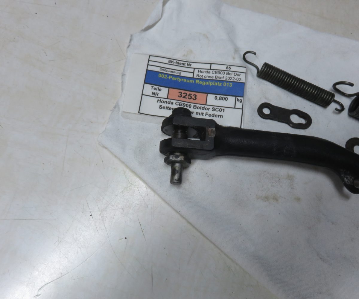 Honda CB900 Boldor SC01 Seitenständer mit Federn Kennung 3253 Preis VHB