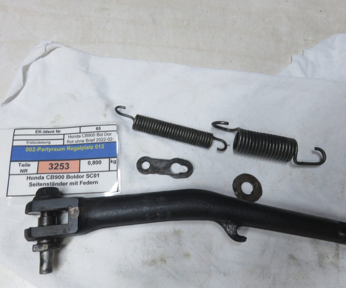 Honda CB900 Boldor SC01 Seitenständer mit Federn Kennung 3253 Preis VHB