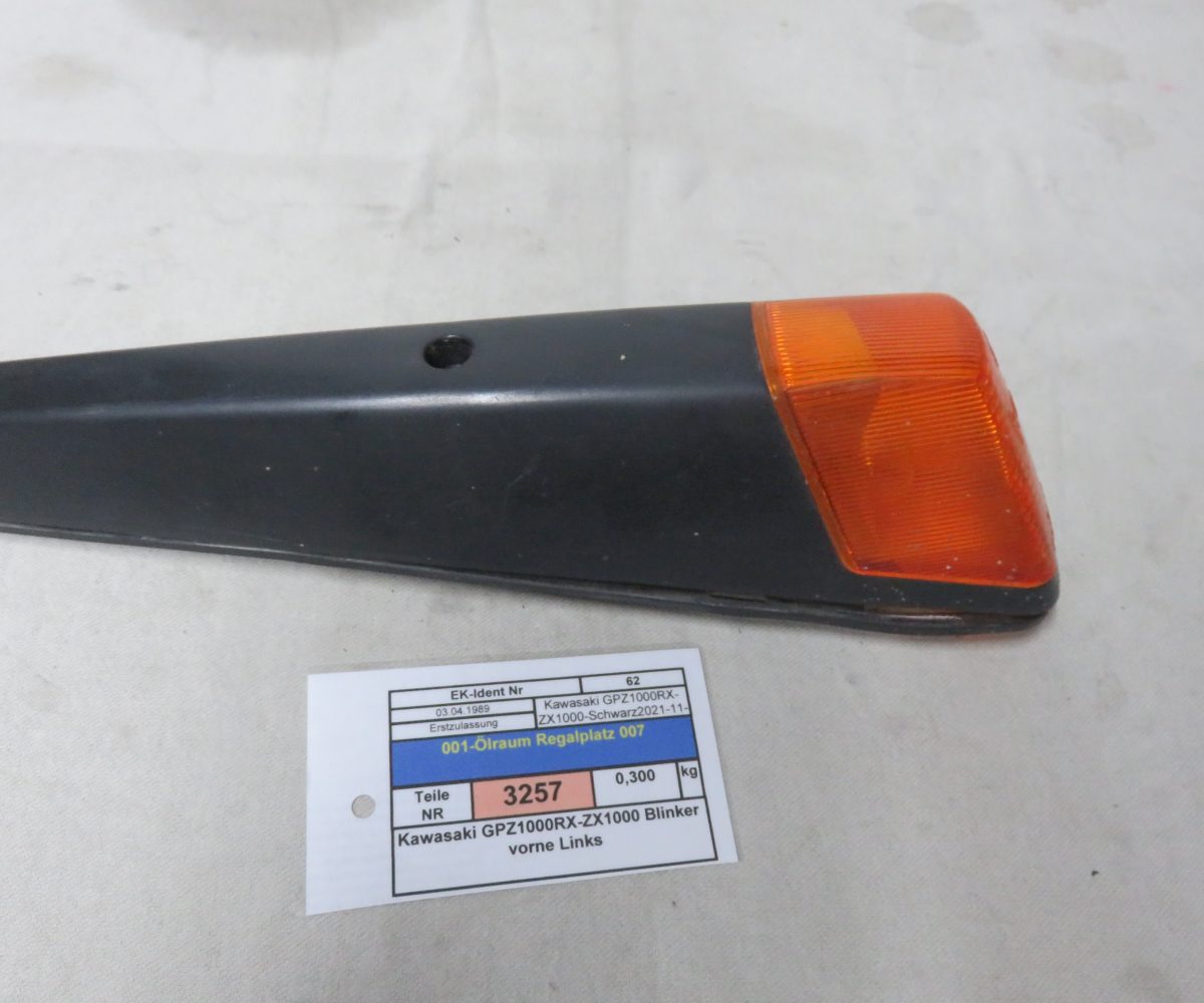 Kawasaki GPZ1000RX-ZX1000 Blinker vorne Links Kennung 3257 Preis VHB
