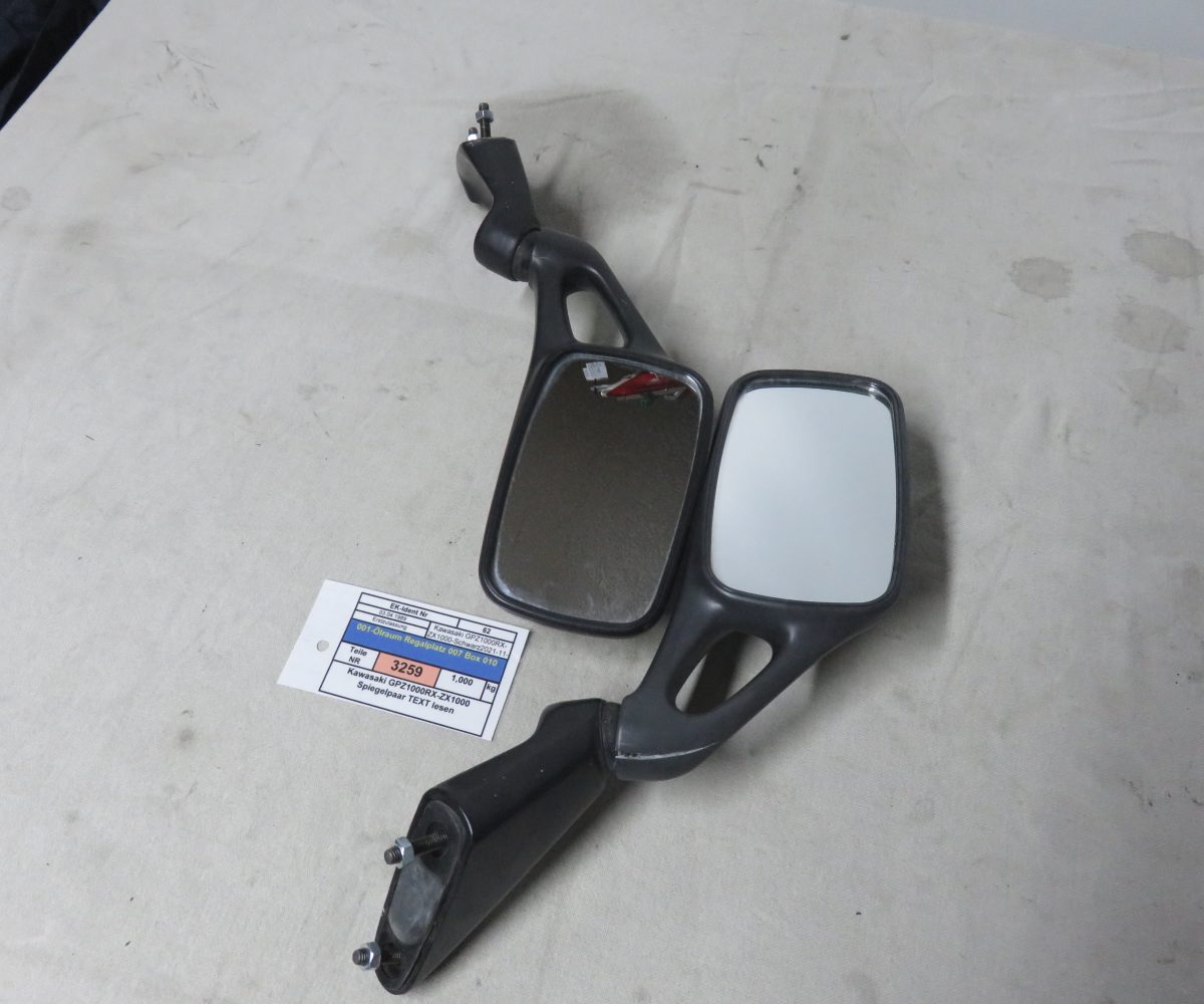 Kawasaki GPZ1000RX-ZX1000 Spiegelpaar TEXT lesen Kennung 3259 Preis VHB