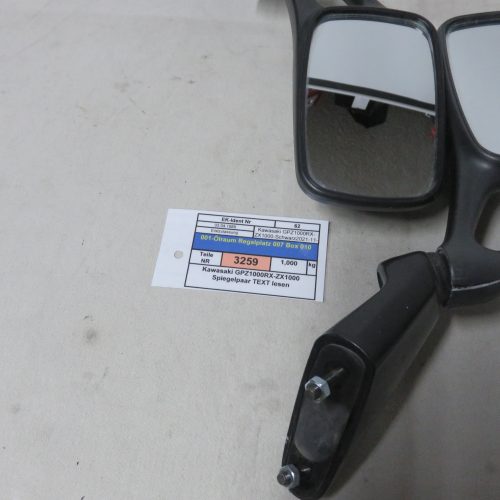Kawasaki GPZ1000RX-ZX1000 Spiegelpaar TEXT lesen Kennung 3259 Preis VHB