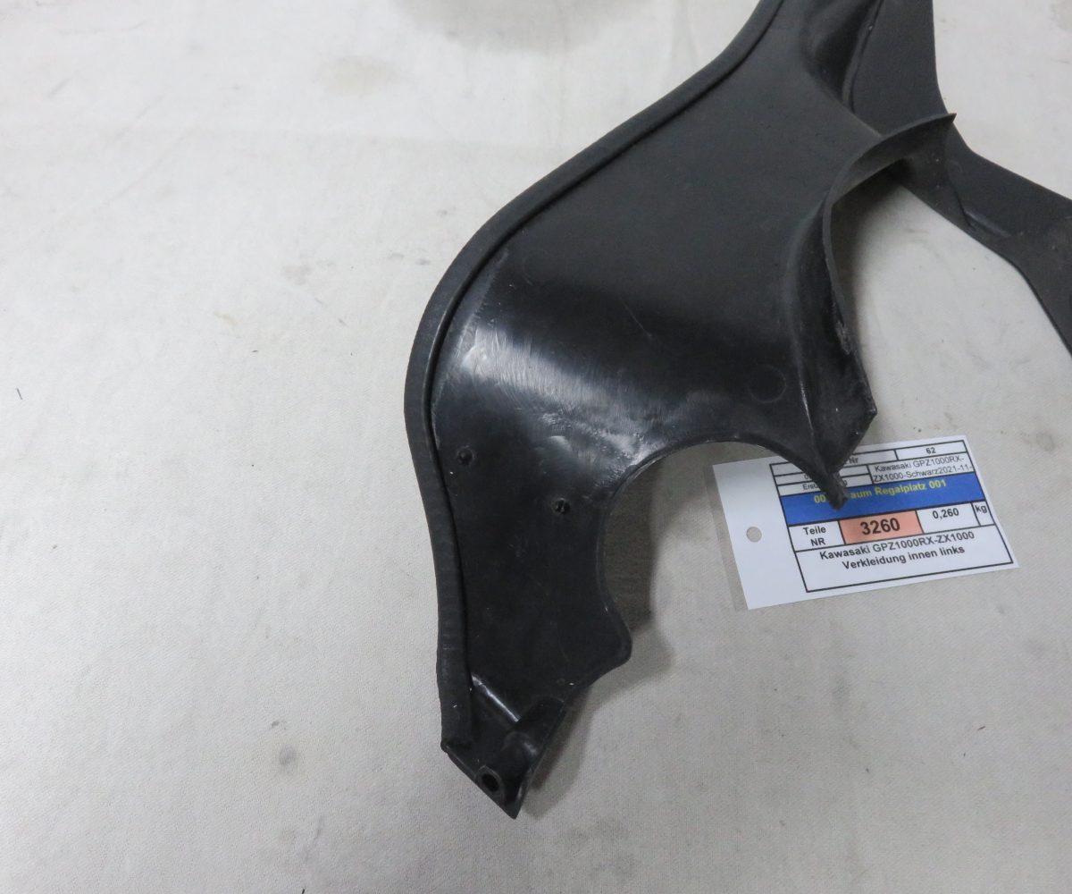 Kawasaki GPZ1000RX-ZX1000 Verkleidung innen links Kennung 3260 Preis VHB