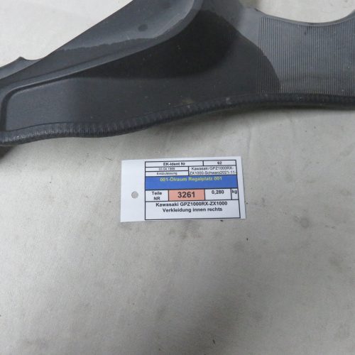 Kawasaki GPZ1000RX-ZX1000 Verkleidung innen rechts Kennung 3261 Preis VHB