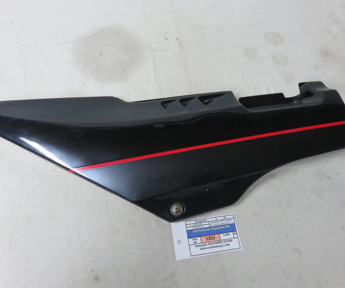 Kawasaki GPZ1000RX-ZX1000 Seitenverkleidung Links Kennung 3262 Preis VHB
