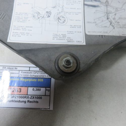 Kawasaki GPZ1000RX-ZX1000 Seitenverkleidung Rechts Kennung 3263 Preis VHB