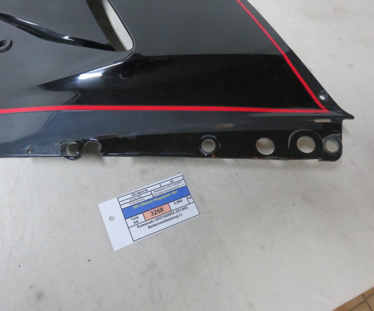 Kawasaki GPZ1000RX-ZX1000 Seitenverkleidung Li Kennung 3268 Preis VHB