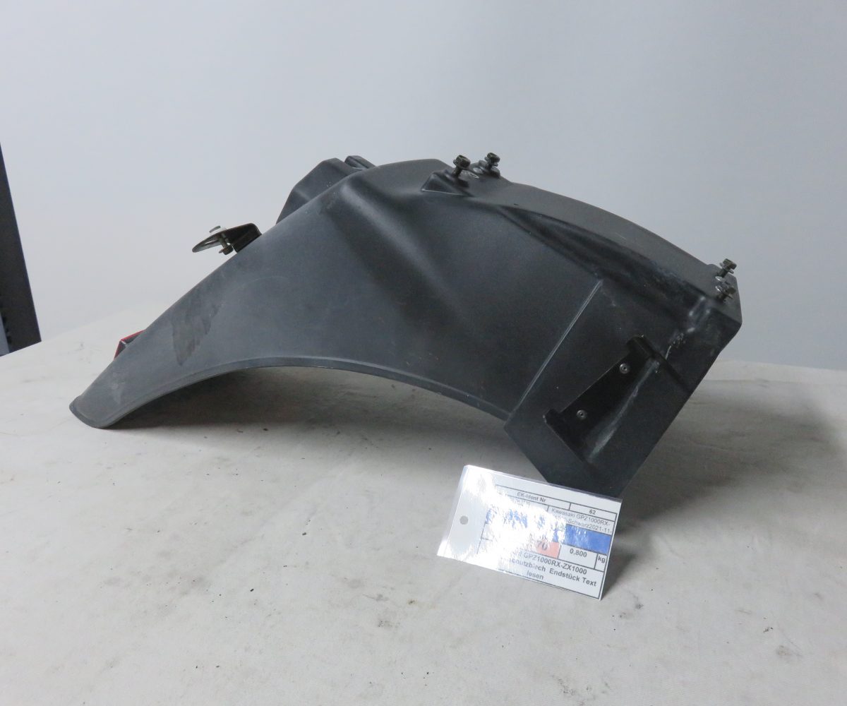 Kawasaki GPZ1000RX-ZX1000 Hinterradschutzblech Endstück Text lesen Kennung 3270 Preis VHB