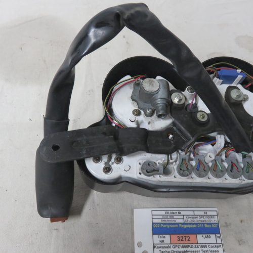 Kawasaki GPZ1000RX-ZX1000 Cockpit Tacho-Drehzahlmesser Text lesen Kennung 3272 Preis VHB