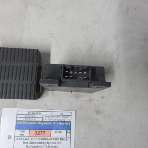 Kawasaki GPZ1000RX-ZX1000 Black Box Zündeinheit Igniter mit Haltegummi Text lesen Kennung 3277 Preis VHB