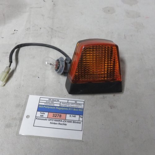 Kawasaki GPZ1000RX-ZX1000 Blinker hinten Rechts Kennung 3278