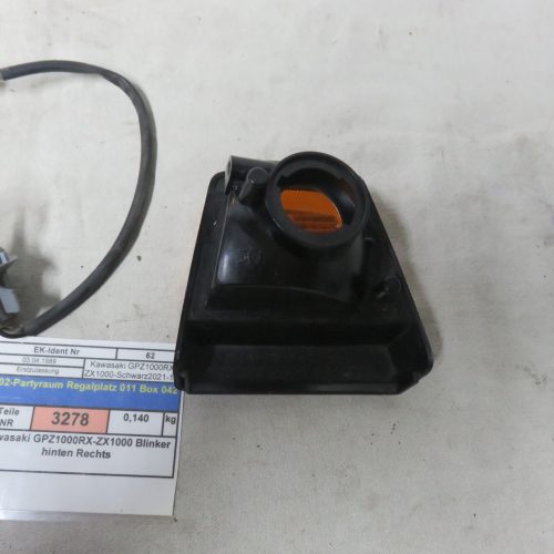 Kawasaki GPZ1000RX-ZX1000 Blinker hinten Rechts Kennung 3278