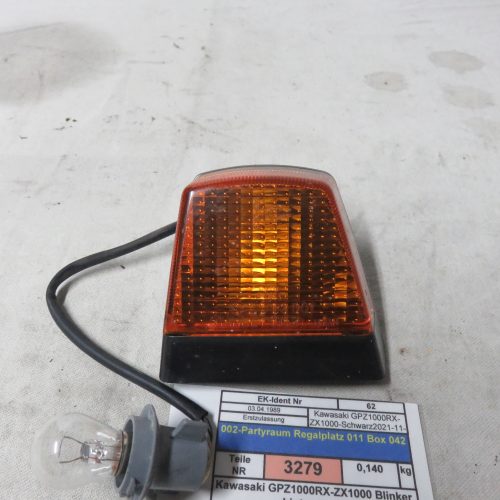 Kawasaki GPZ1000RX-ZX1000 Blinker hinten Links Kennung 3279