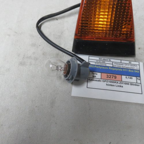 Kawasaki GPZ1000RX-ZX1000 Blinker hinten Links Kennung 3279