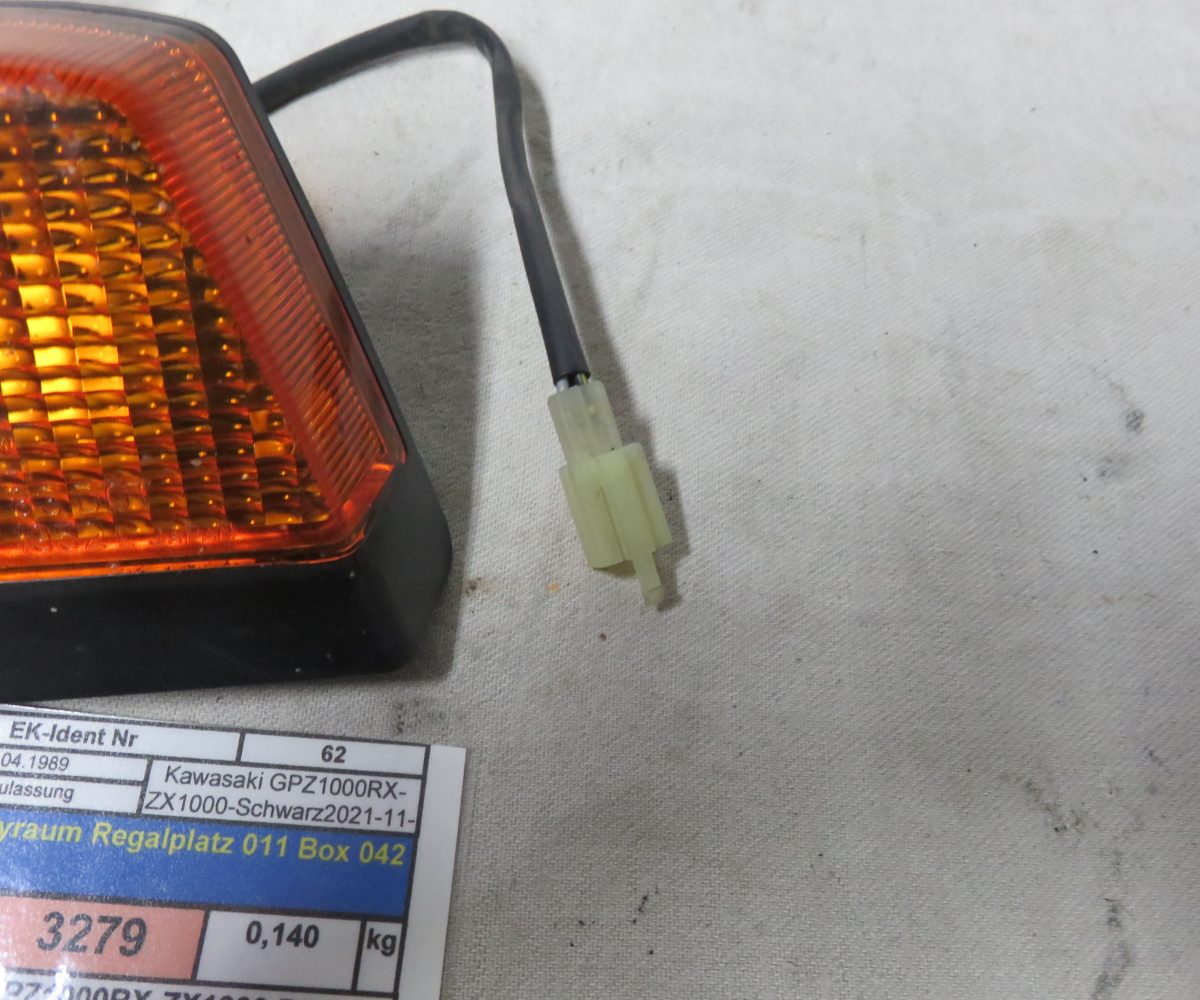 Kawasaki GPZ1000RX-ZX1000 Blinker hinten Links Kennung 3279