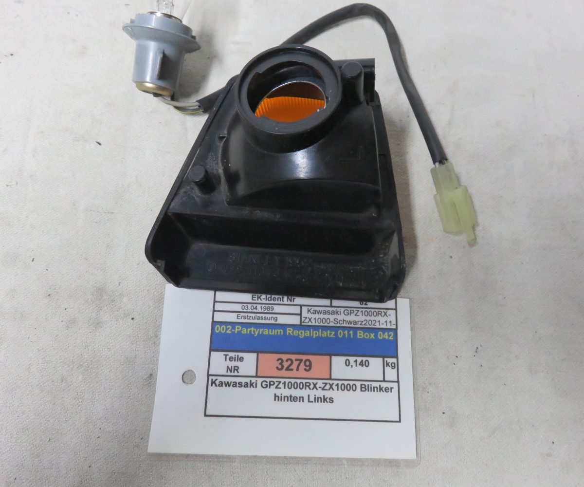 Kawasaki GPZ1000RX-ZX1000 Blinker hinten Links Kennung 3279