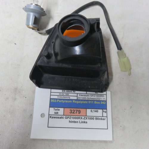 Kawasaki GPZ1000RX-ZX1000 Blinker hinten Links Kennung 3279