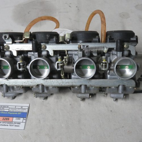 Kawasaki GPZ1000RX-ZX1000 Vergaserbatterie TEXT lesen Kennung 3289 Preis VHB