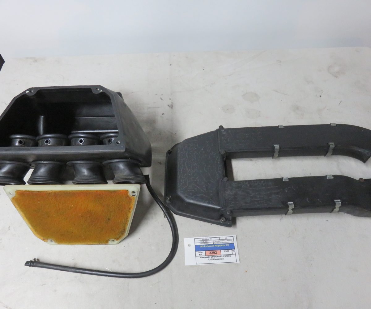 Kawasaki GPZ1000RX-ZX1000 Luftfilterkasten Text lesen Kennung 3292 Preis VHB