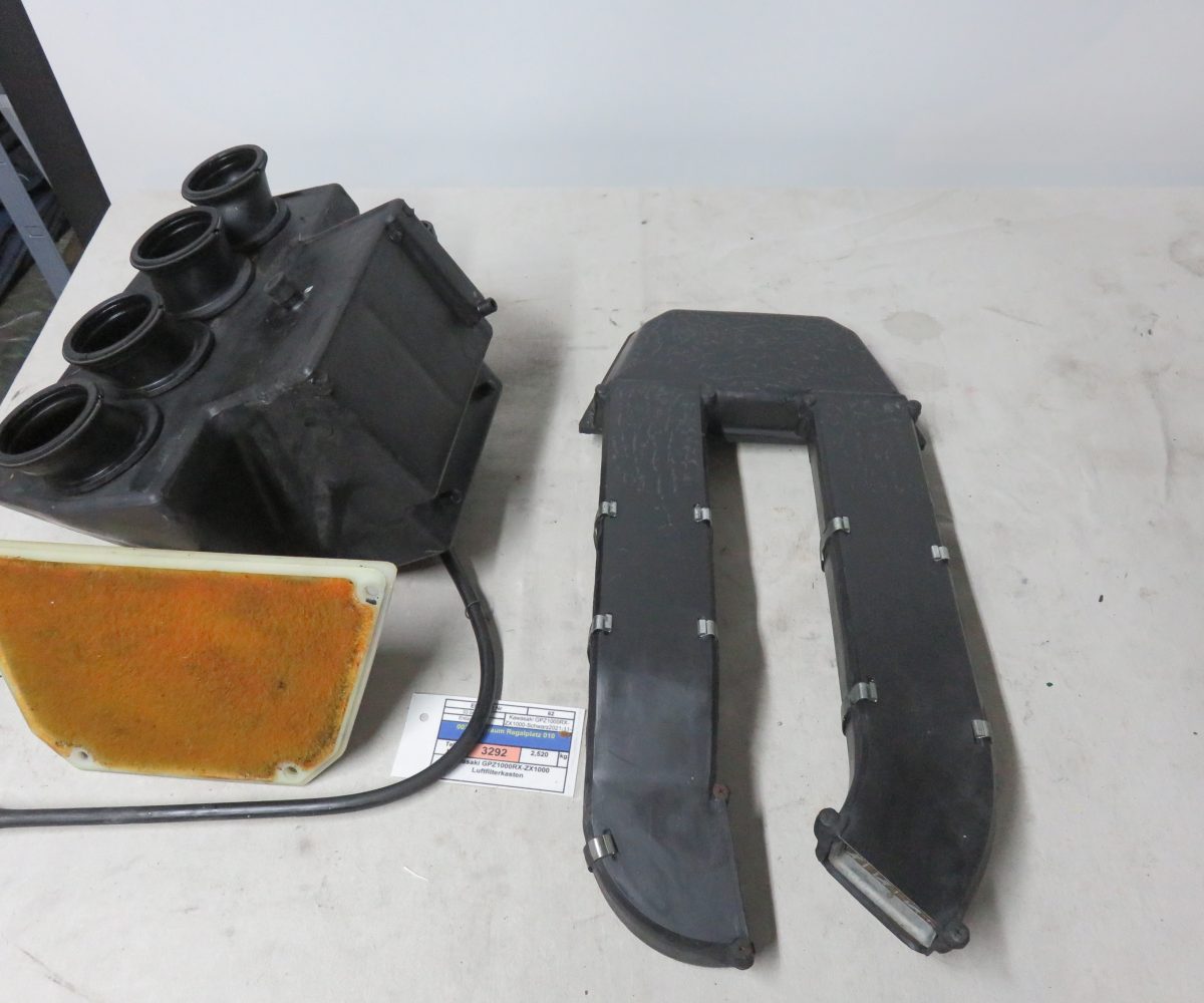Kawasaki GPZ1000RX-ZX1000 Luftfilterkasten Text lesen Kennung 3292 Preis VHB