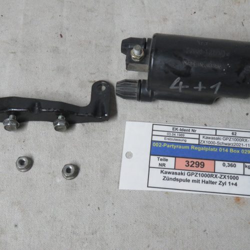 Kawasaki GPZ1000RX-ZX1000 Zündspule mit Halter Zyl 1+4 Kennung 3299 Preis VHB