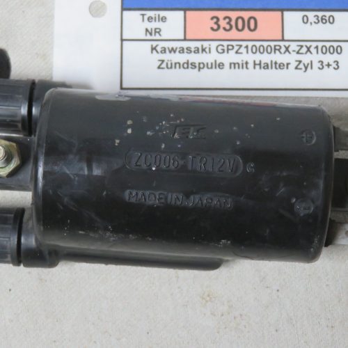 Kawasaki GPZ1000RX-ZX1000 Zündspule mit Halter Zyl 2+3 Kennung 3300 Preis VHB
