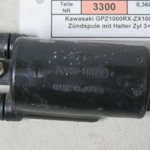 Kawasaki GPZ1000RX-ZX1000 Zündspule mit Halter Zyl 2+3 Kennung 3300 Preis VHB
