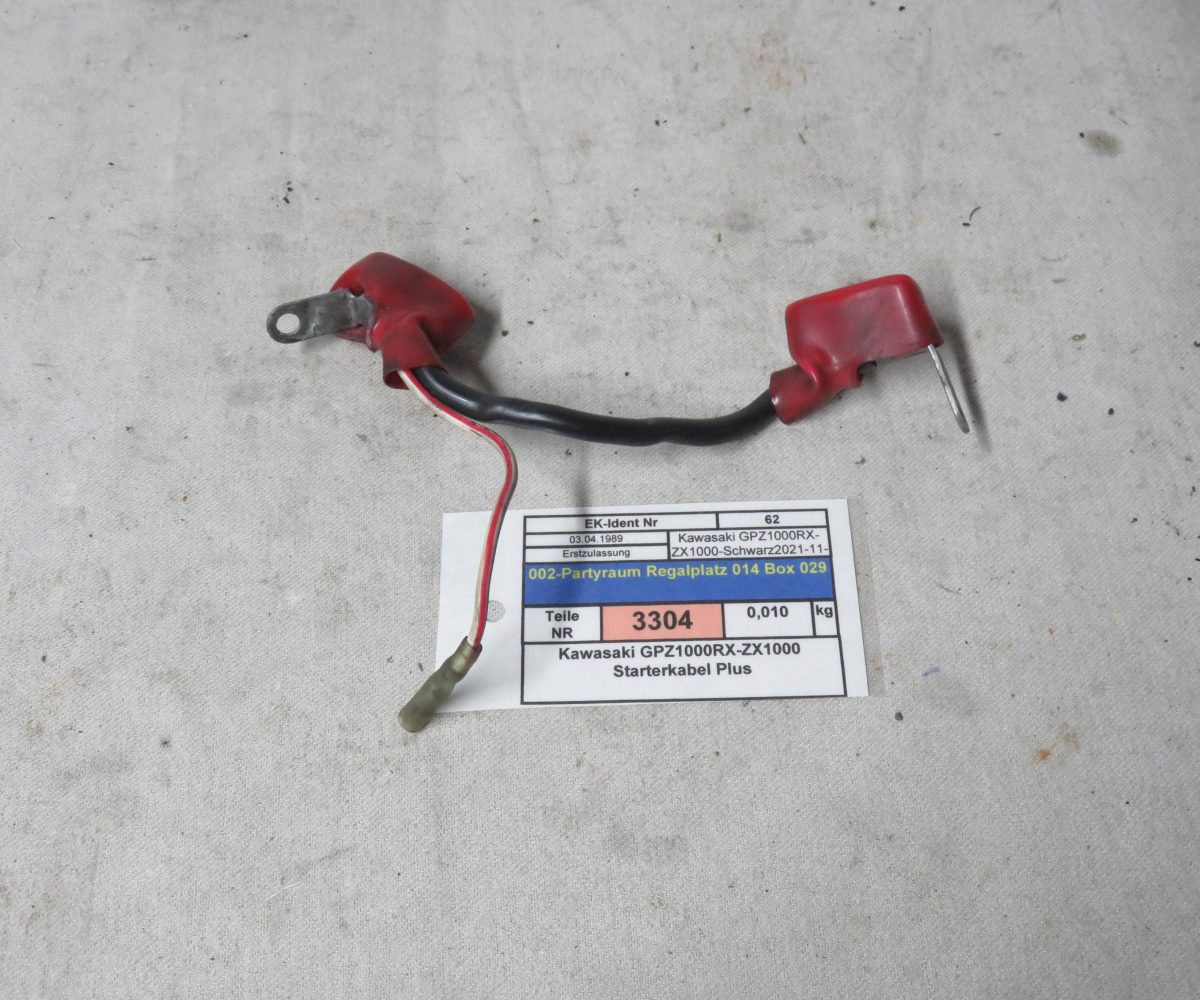 Kawasaki GPZ1000RX-ZX1000 Starterkabel Plus Kennung 3304