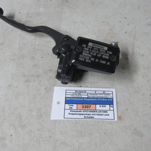 Kawasaki GPZ1000RX-ZX1000 Kupplungspumpe mit Hebel und Schalter Kennung 3307 Preis VHB