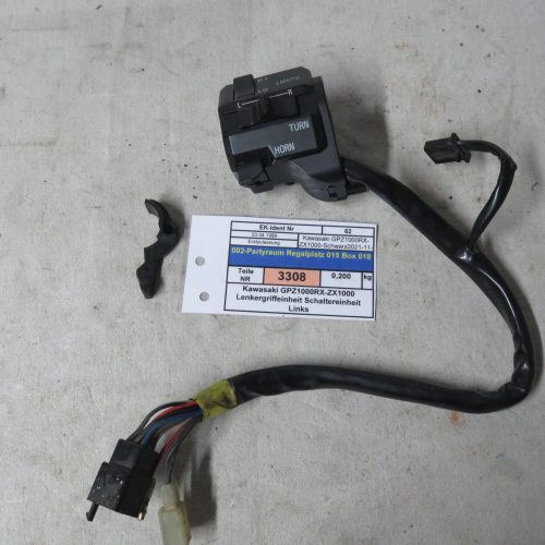 Kawasaki GPZ1000RX-ZX1000 Lenkergriffeinheit Schaltereinheit Links Kennung 3308 Preis VHB