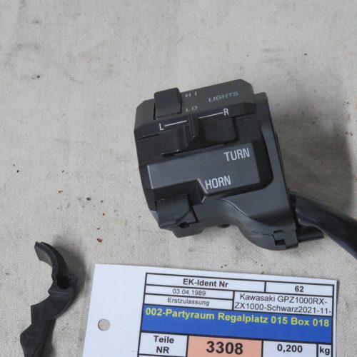Kawasaki GPZ1000RX-ZX1000 Lenkergriffeinheit Schaltereinheit Links Kennung 3308 Preis VHB