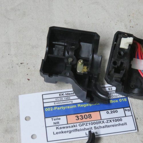 Kawasaki GPZ1000RX-ZX1000 Lenkergriffeinheit Schaltereinheit Links Kennung 3308 Preis VHB