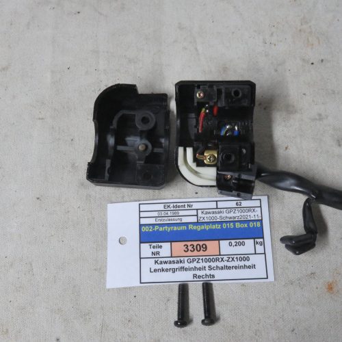 Kawasaki GPZ1000RX-ZX1000 Lenkergriffeinheit Schaltereinheit Rechts Kennung 3309 Preis VHB