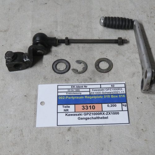 Kawasaki GPZ1000RX-ZX1000 Gangschalthebel Kennung 3310 Preis VHB