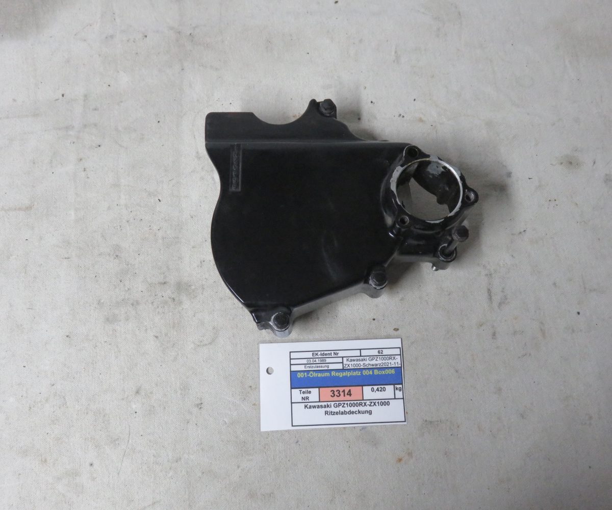 Kawasaki GPZ1000RX-ZX1000 Ritzelabdeckung Kennung 3314 Preis VHB