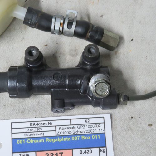 Kawasaki GPZ1000RX-ZX1000 Bremspumpe hinten TEXT lesen Kennung 3317 Preis VHB