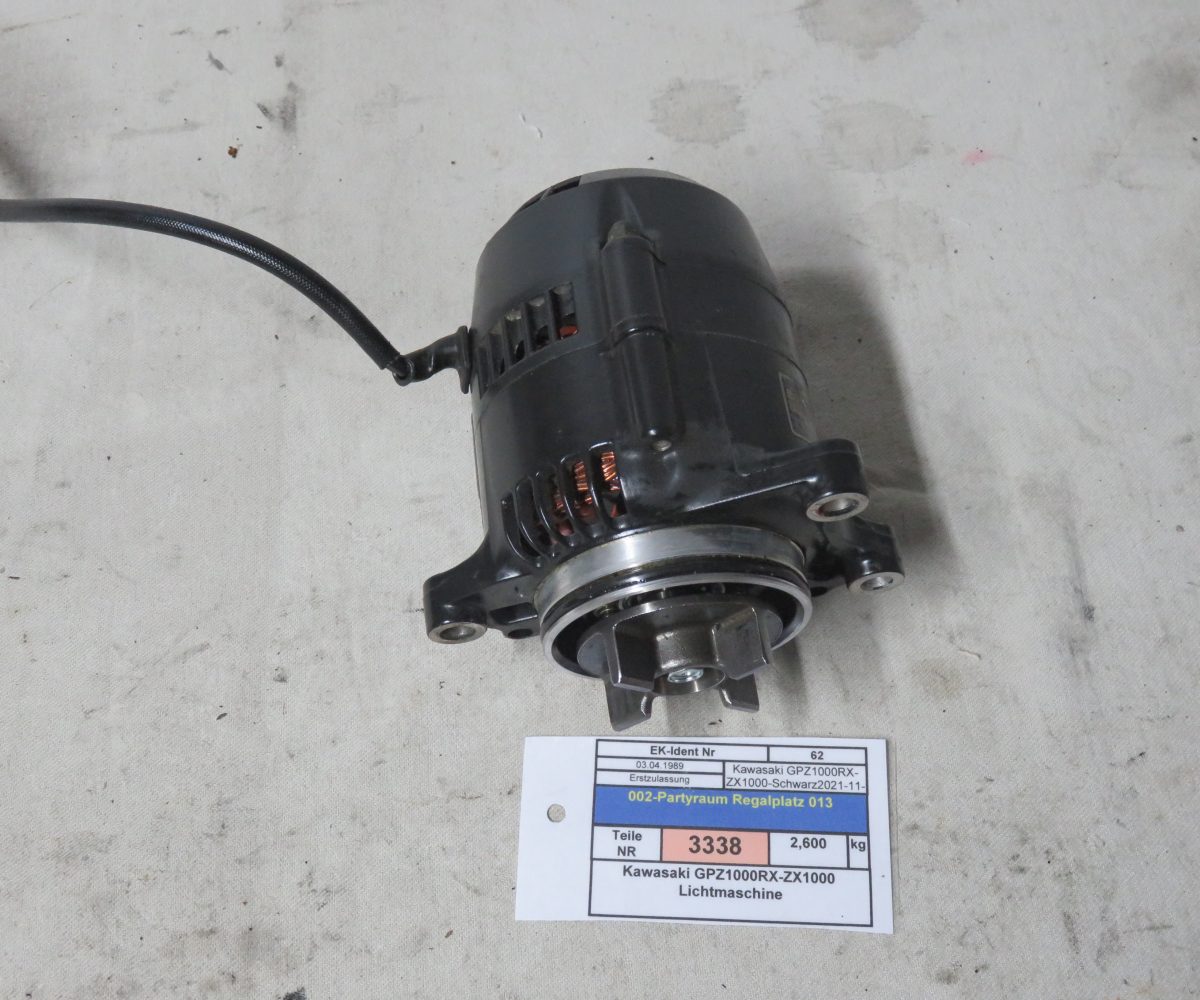 Kawasaki GPZ1000RX-ZX1000 Lichtmaschine Lima Kennung 3338 Preis VHB