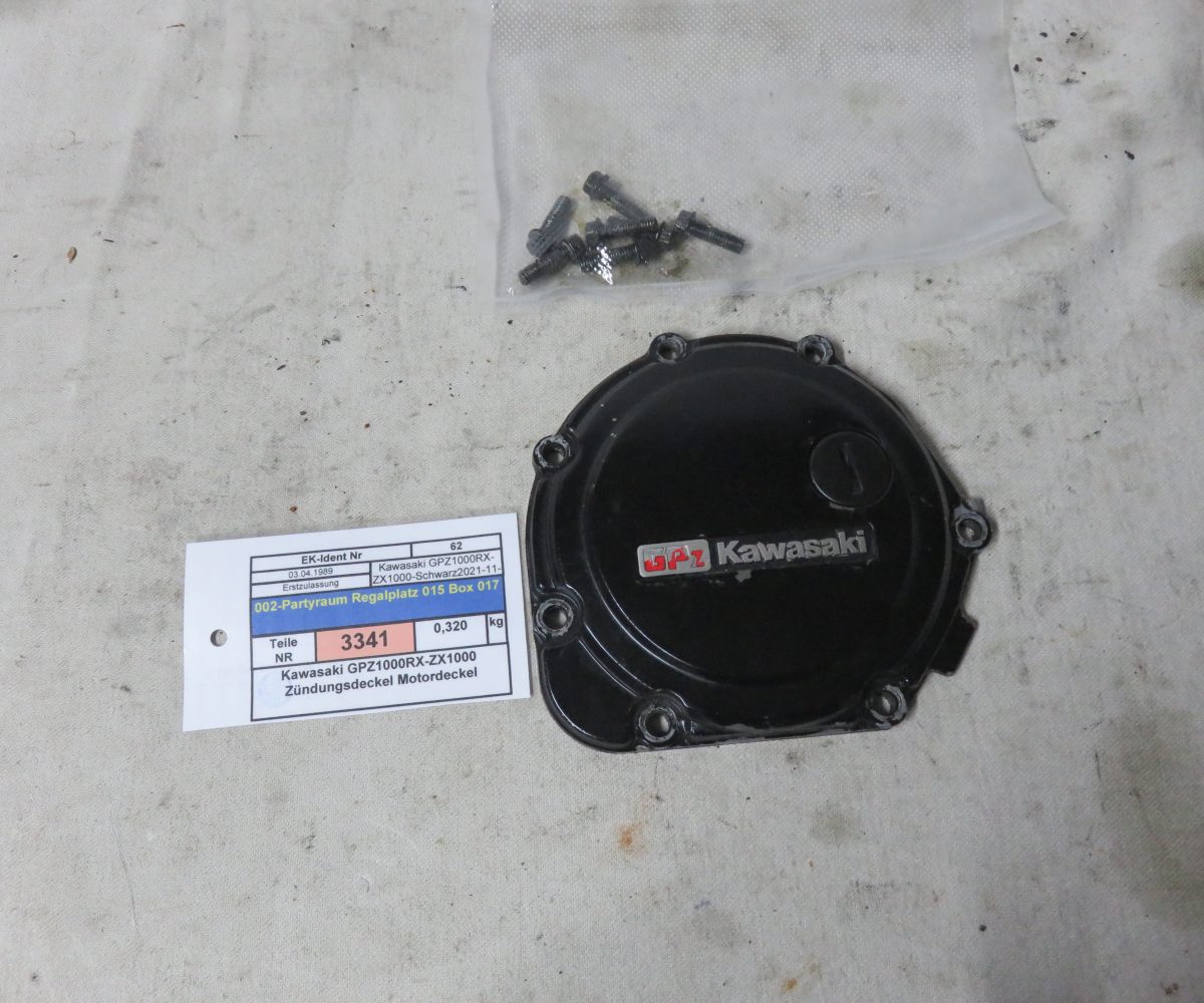 Kawasaki GPZ1000RX-ZX1000 Zündungsdeckel Motordeckel Kennung 3341 Preis VHB