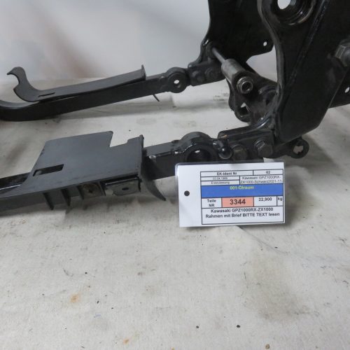 Kawasaki GPZ1000RX-ZX1000 Rahmen mit Brief BITTE TEXT lesen Kennung 3344 Preis VHB
