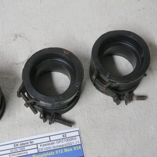 Kawasaki GPZ1000RX-ZX1000 Ansauggummis Vergaser-Motor mit Schellen Kennung 3363 Preis VHB