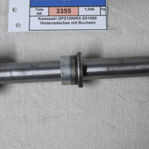 Kawasaki GPZ1000RX-ZX1000 Hinterradachse mit Buchsen Kennung 3355 Preis VHB