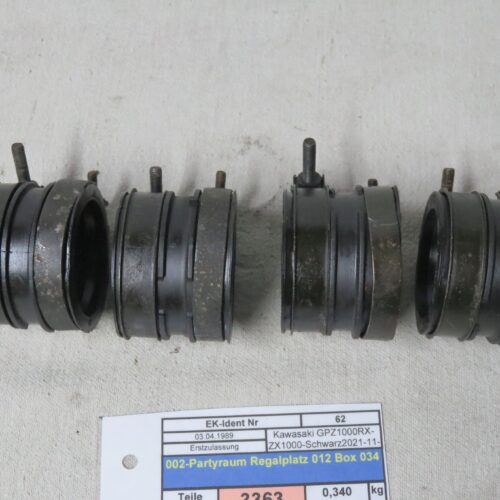 Kawasaki GPZ1000RX-ZX1000 Ansauggummis Vergaser-Motor mit Schellen Kennung 3363 Preis VHB